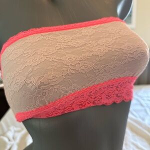 Victoria’s Secret Lace Bandeau Top NWT S